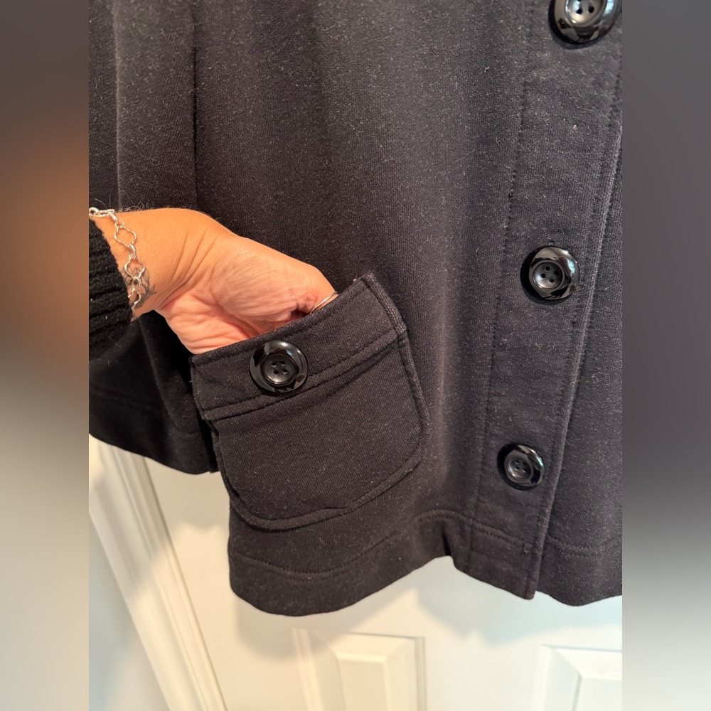 Black Button Down Jacket - image 4